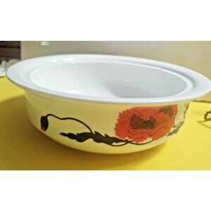 Vintage Wedgwood 9 3/4" Oval Vegetable Bowl Cornpoppy (Susie Cooper)